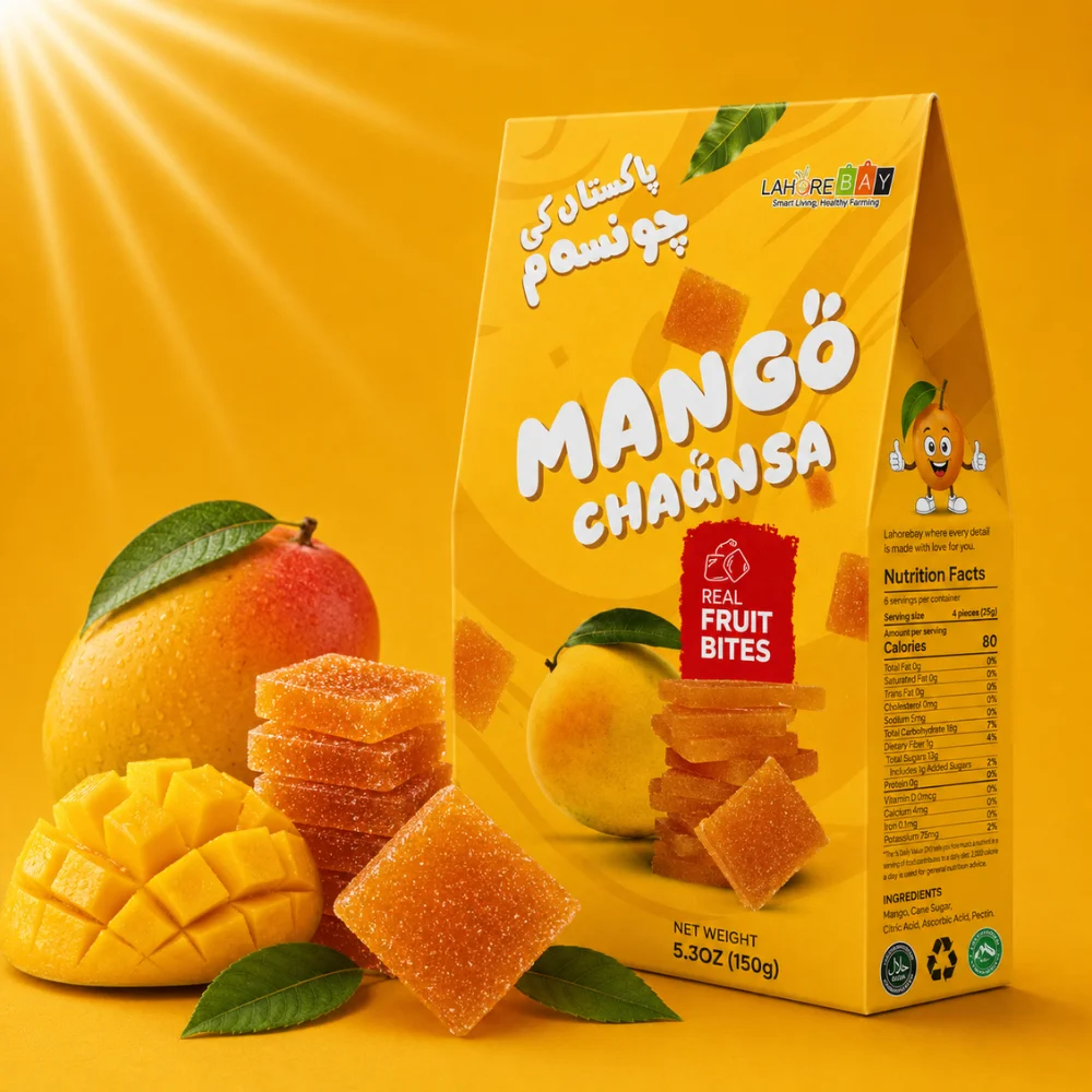LahoreBay Mango Chaunsa Fruit Bites packaging