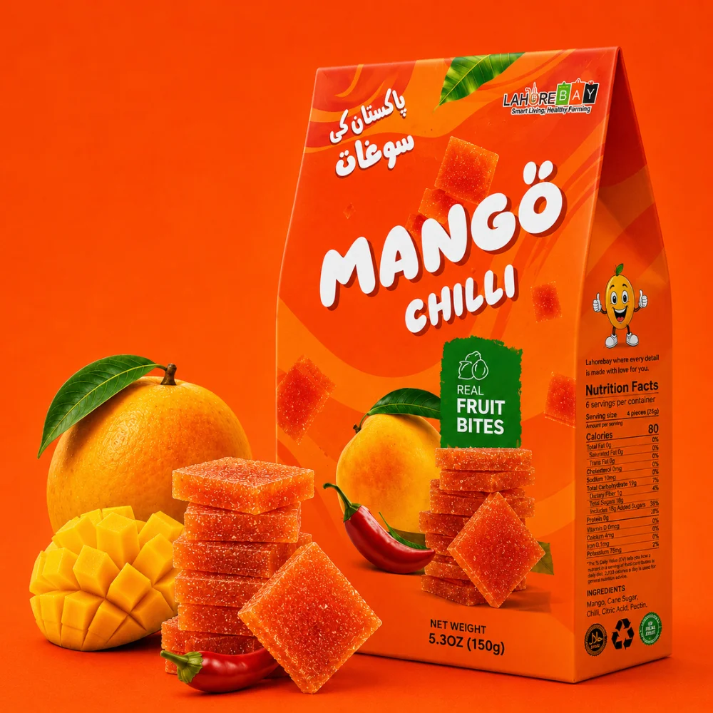 LahoreBay Mango Chili Fruit Bites packaging